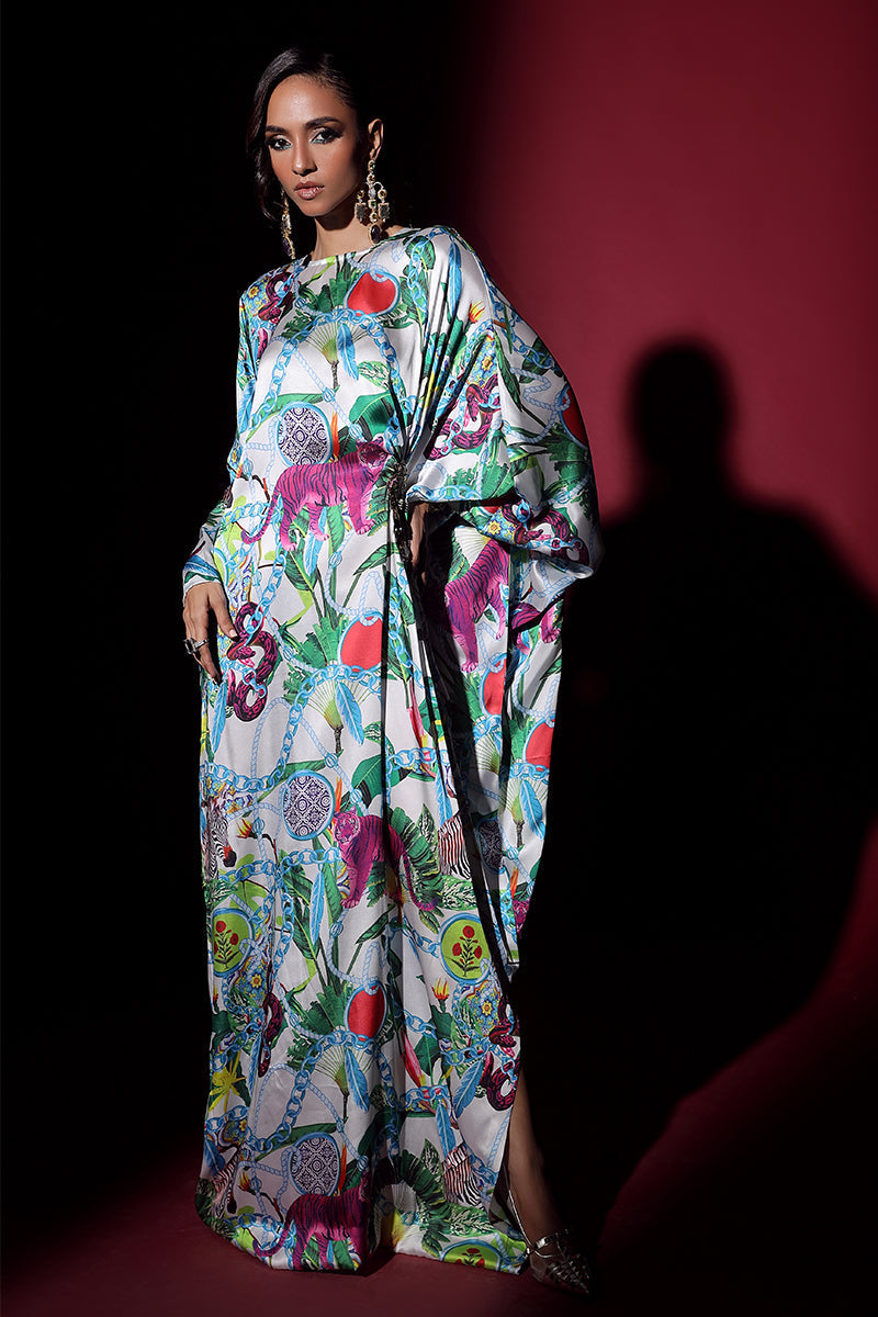 Wardha Saleem | Luxury Pret Fusion Wear | EDEN DRAPE (1PC) - Official Wardha Saleem stockist in UK - Sakeena London