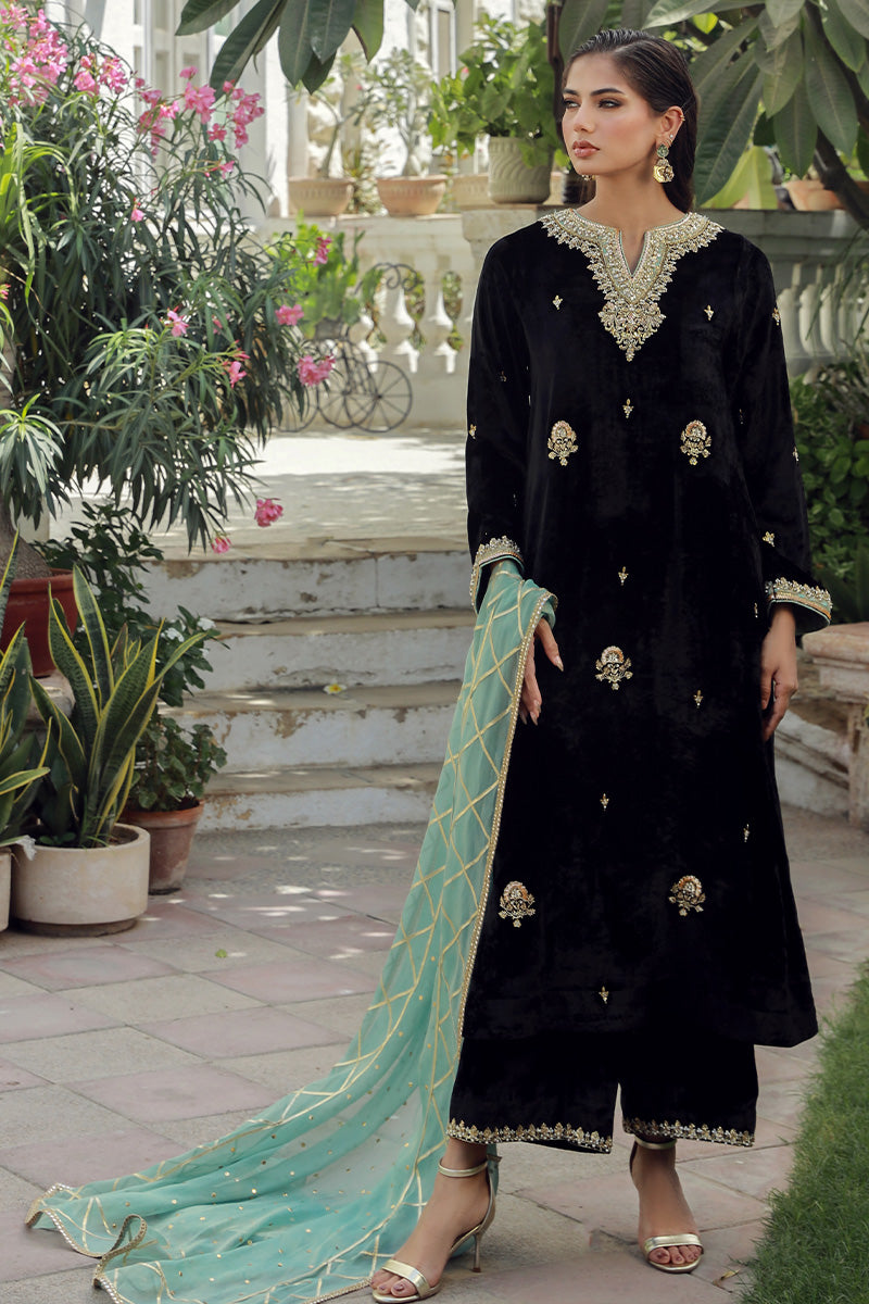 Sana Abbas | Velvet Formals | BLACK JADE - Official Sana Abbas stockist in UK - Sakeena London