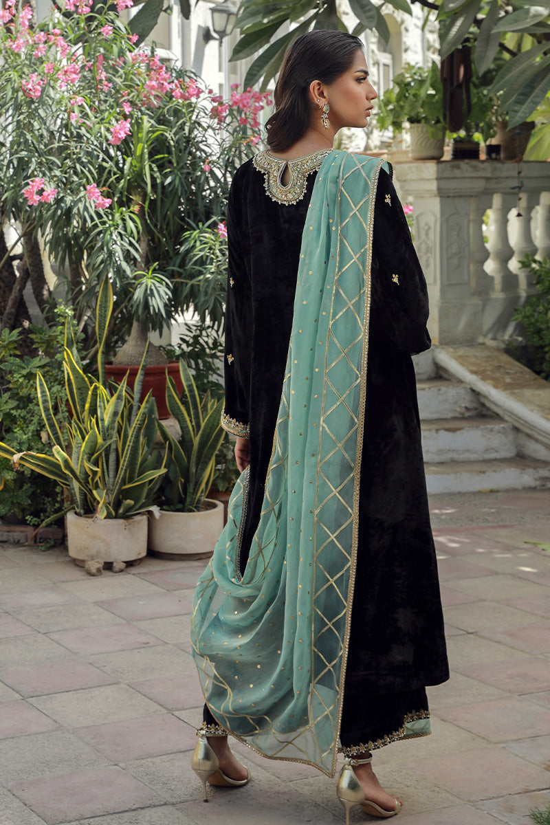 Sana Abbas | Velvet Formals | BLACK JADE - Official Sana Abbas stockist in UK - Sakeena London