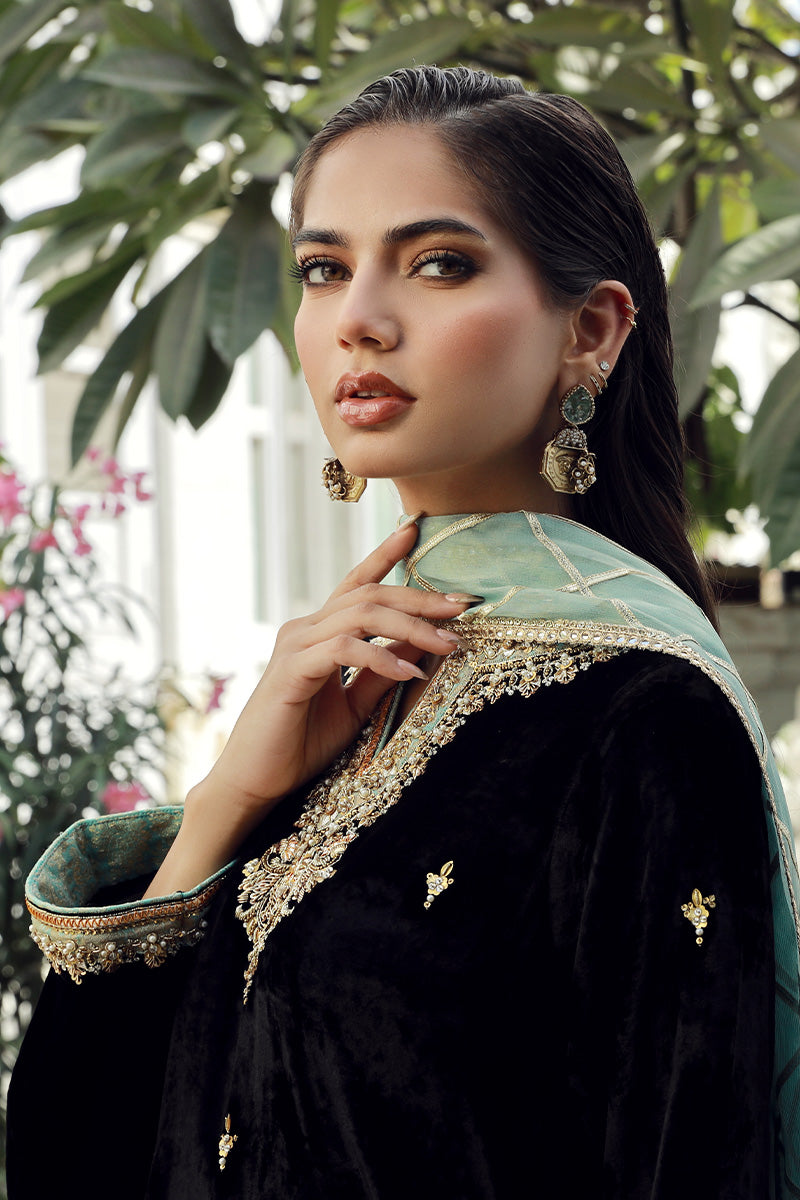 Sana Abbas | Velvet Formals | BLACK JADE - Official Sana Abbas stockist in UK - Sakeena London