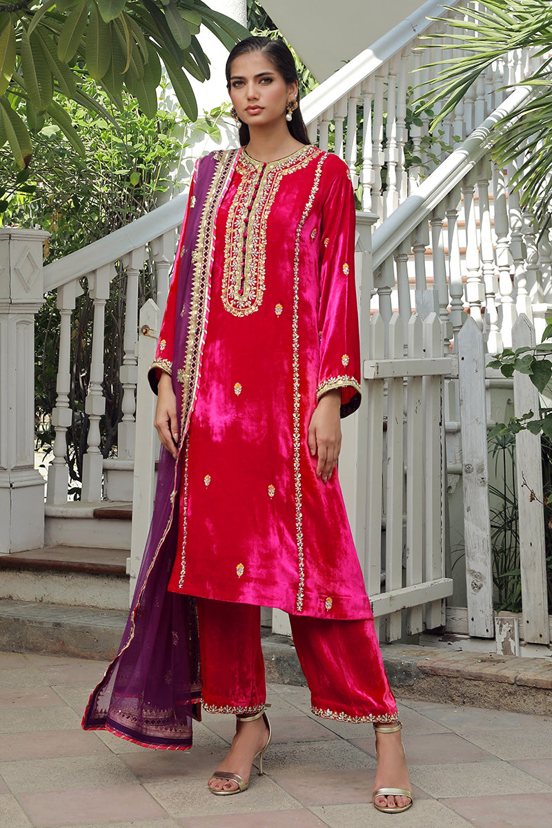 Sana Abbas | Velvet Formals | RUBY - Official Sana Abbas stockist in UK - Sakeena London
