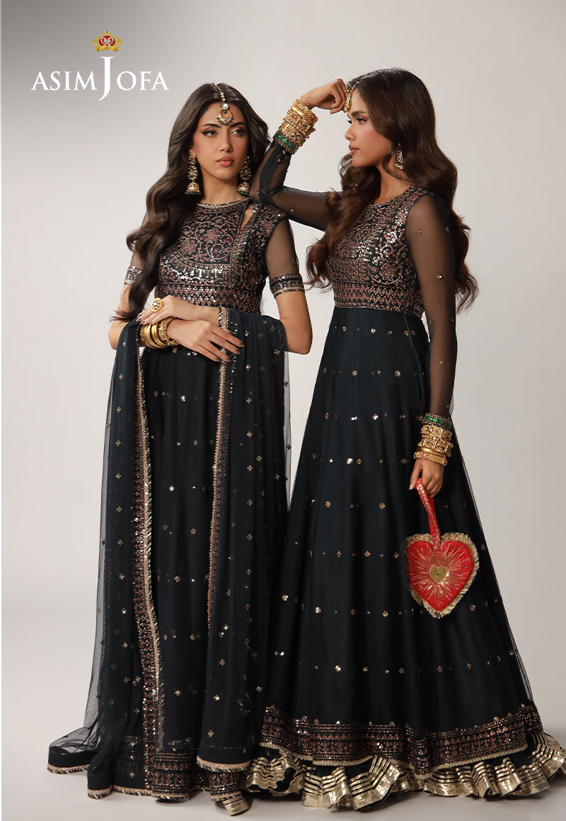 Asim Jofa | Layaan Festive Collection | AJULO-02 - Official Asim Jofa stockist in UK - Sakeena London