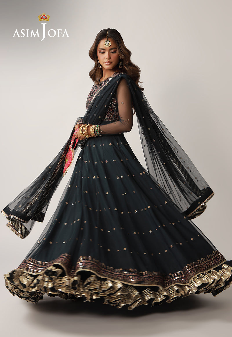 Asim Jofa | Layaan Festive Collection | AJULO-02 - Official Asim Jofa stockist in UK - Sakeena London