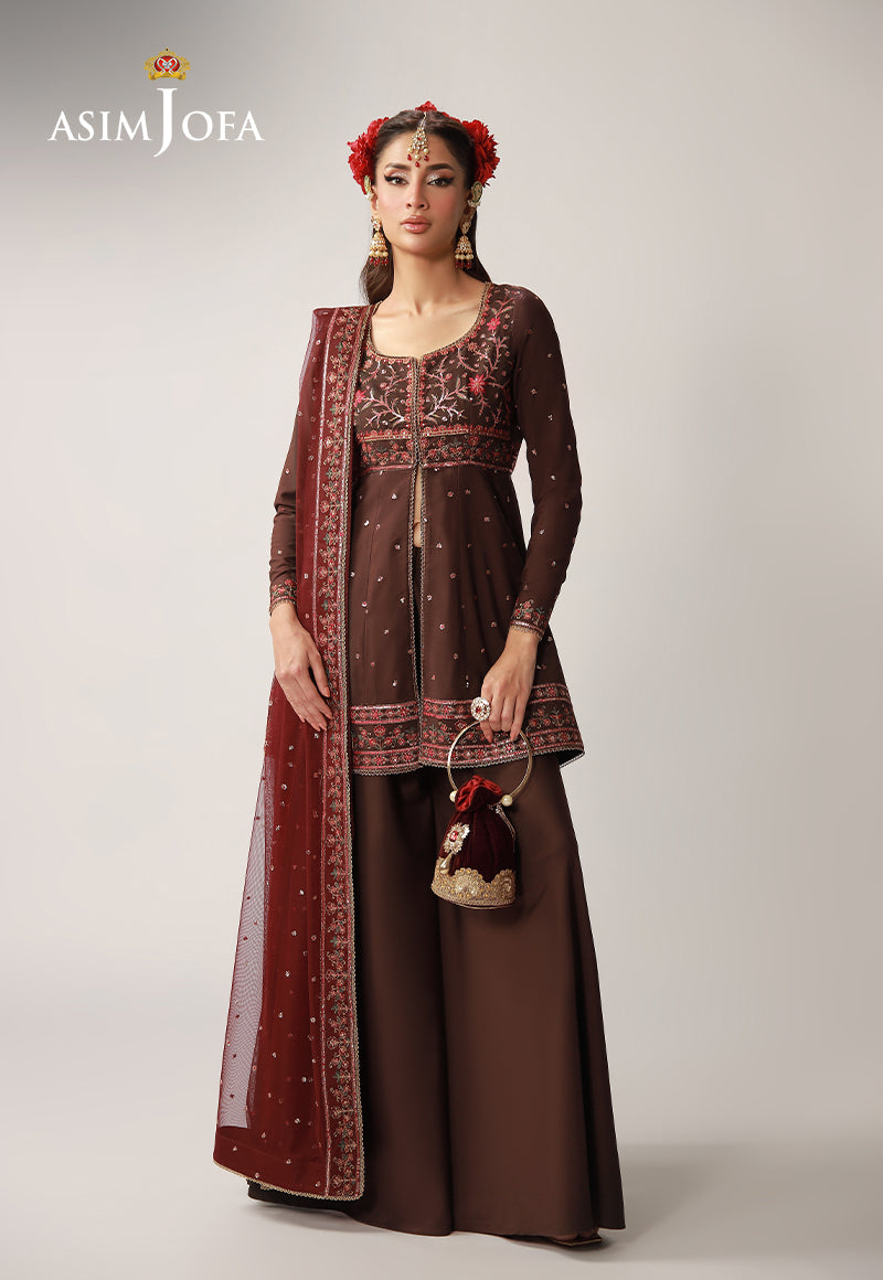 Asim Jofa | Layaan Festive Collection | AJULO-07 - Official Asim Jofa stockist in UK - Sakeena London