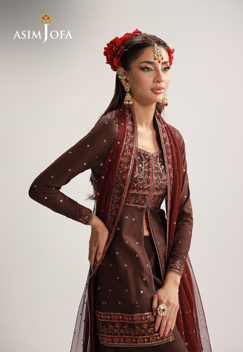 Asim Jofa | Layaan Festive Collection | AJULO-07 - Official Asim Jofa stockist in UK - Sakeena London