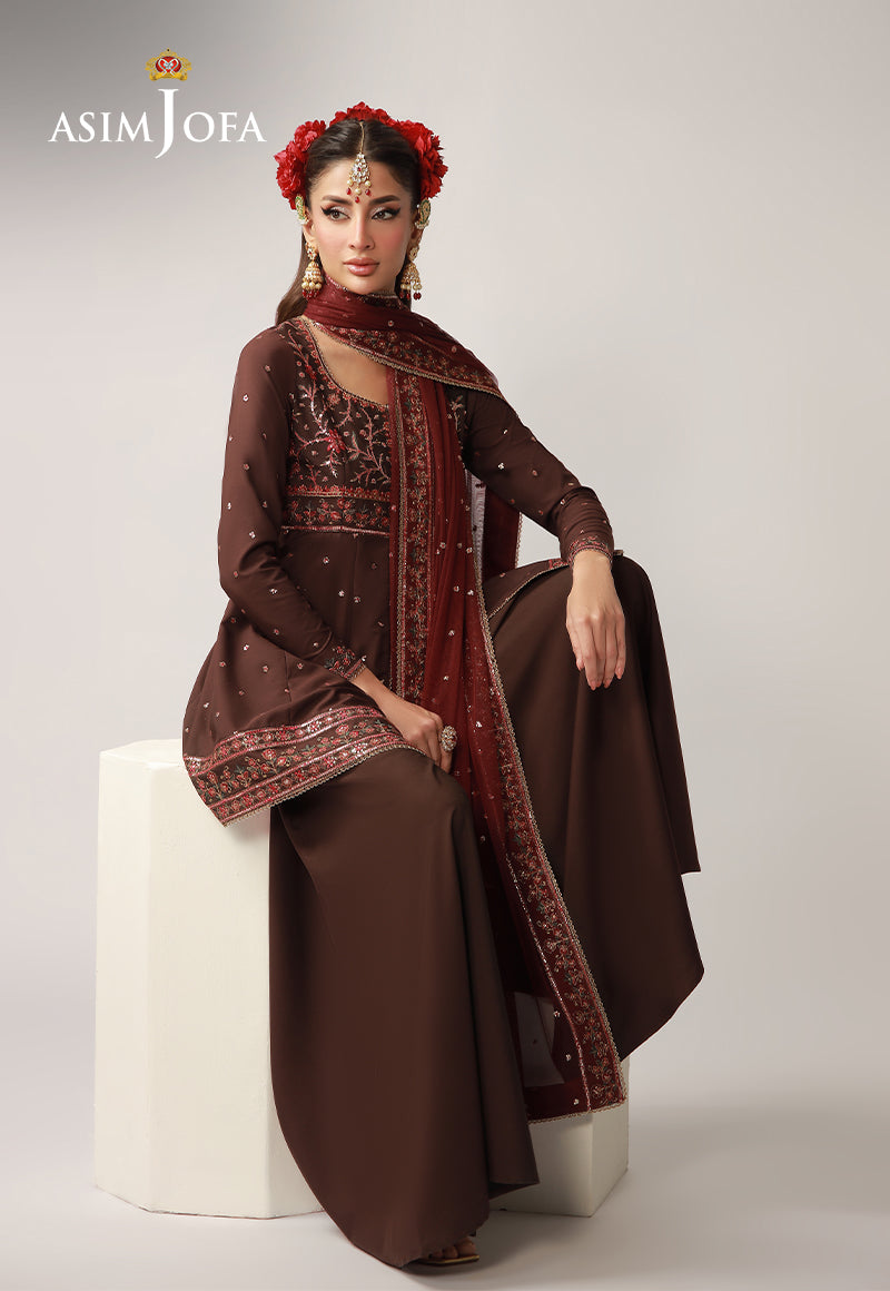 Asim Jofa | Layaan Festive Collection | AJULO-07 - Official Asim Jofa stockist in UK - Sakeena London