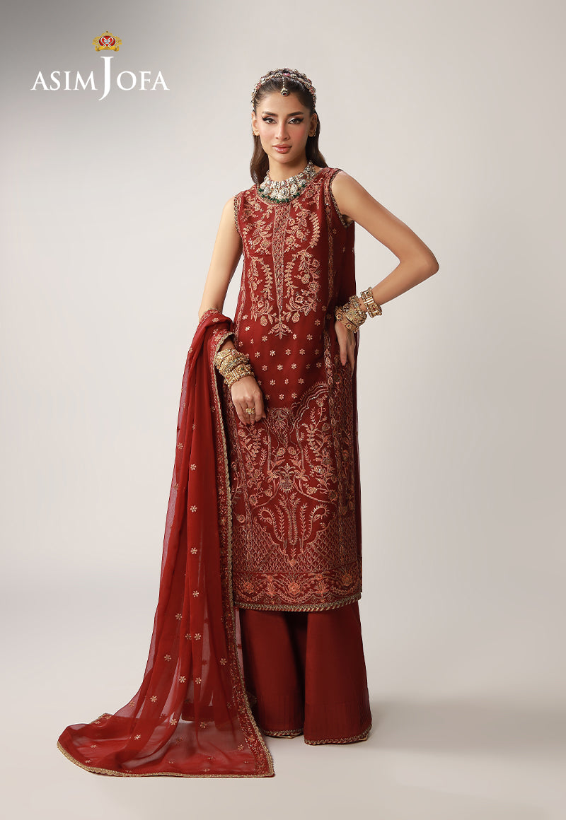Asim Jofa | Layaan Festive Collection | AJULO-11 - Official Asim Jofa stockist in UK - Sakeena London