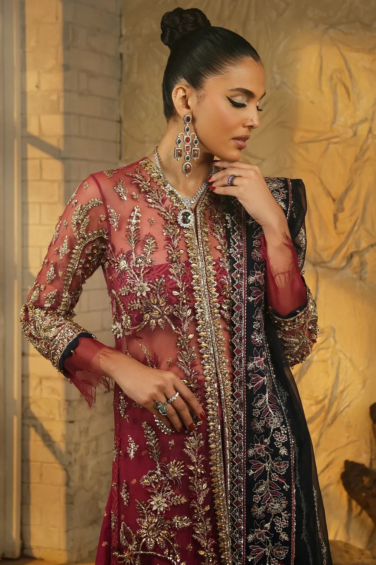 Mina Kashif | Kahani Luxury Formals 23 | Janiya - Official Mina Kashif stockist in UK - Sakeena London