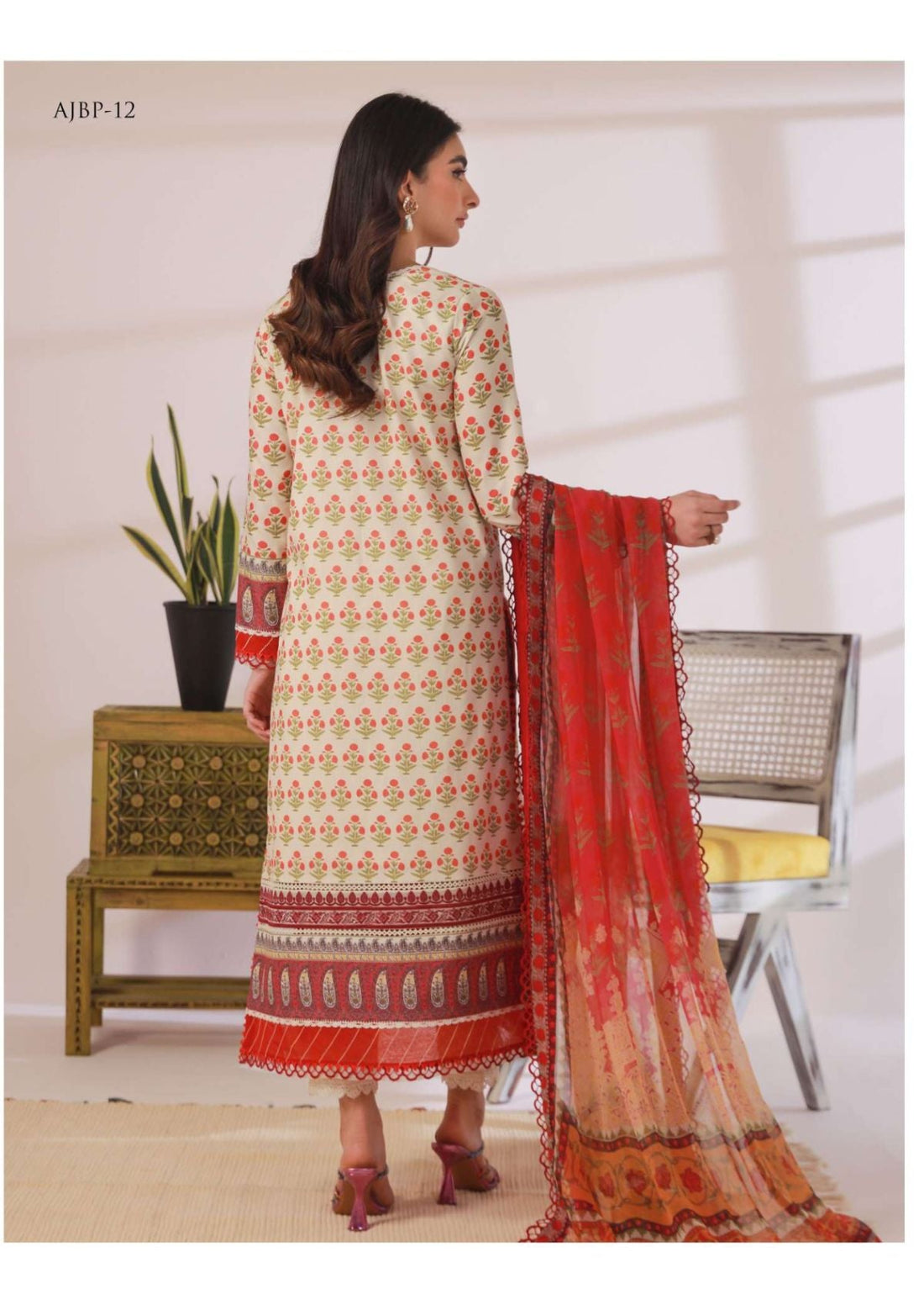 Lawn Collection - Asim Jofa - Prints - AJBP#12