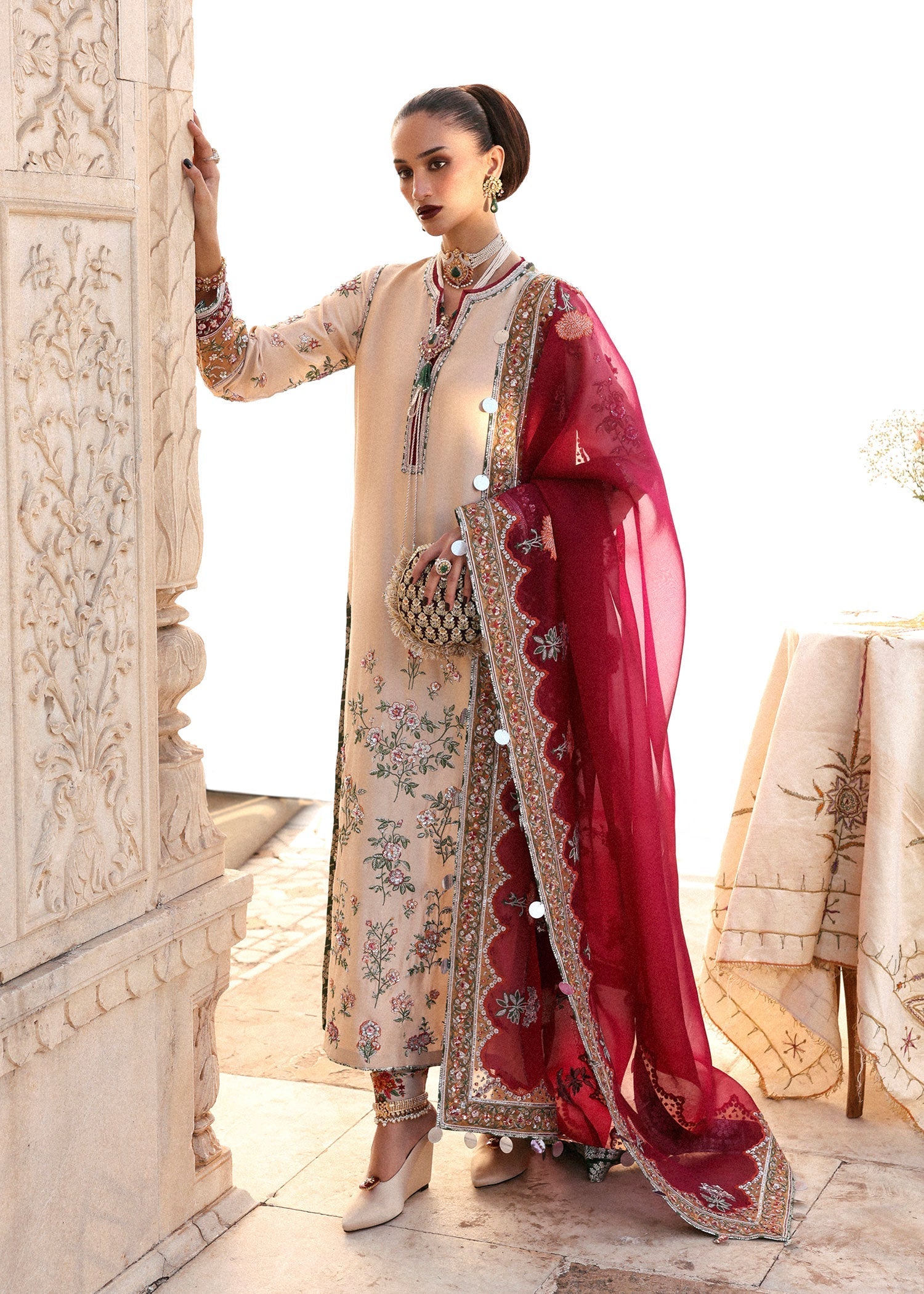 Hussain Rehar | Luxury Pret AW 25 | Florielle - Official Hussain Rehar stockist in UK - Sakeena London