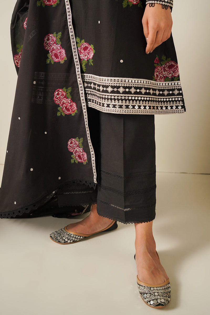 Cross Stitch | Mahiri Embroidered Lawn 24 | MIDNIGHT MELODY - Official Cross Stitch stockist in UK - Sakeena London