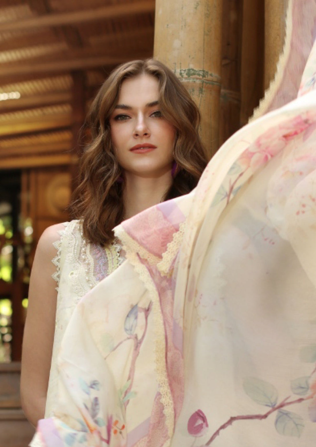 Lawn - Noor by Saadia Asad - Eid Luxe - Printedkari 25 - D#9-A