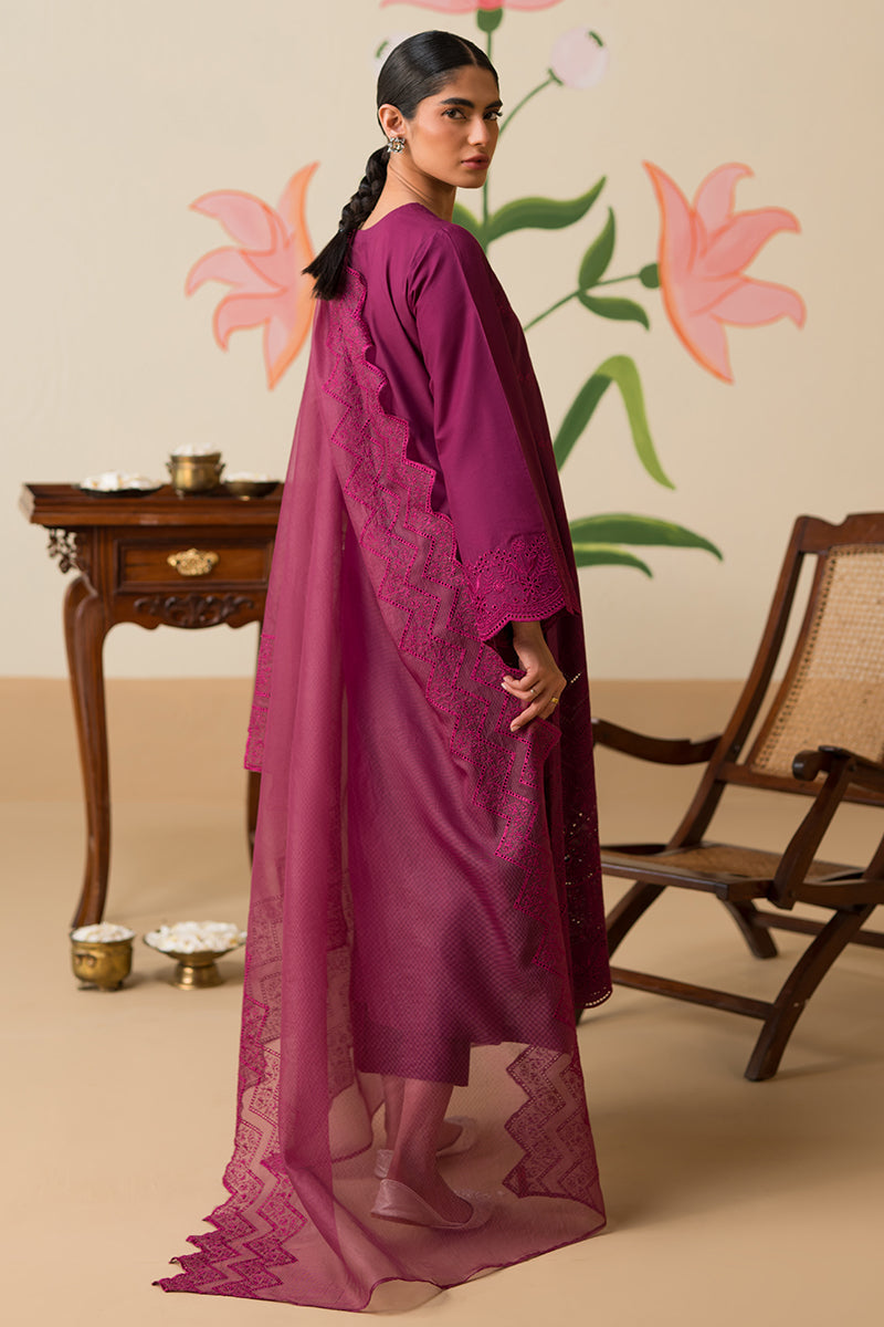 Cross Stitch | Chikankari Lawn Collection | P-07 - Official Cross Stitch stockist in UK - Sakeena London