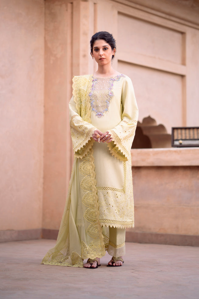 Fozia Khalid | Kahani Silk Luxury Dresses | Suraiya - Official Fozia Khalid stockist in UK - Sakeena London