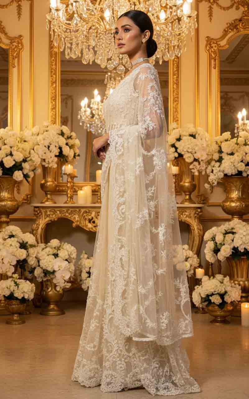 Threads and Motifs | Formal Dresses 25 | Embroidered Saree - Official Threads and Motifs stockist in UK - Sakeena London