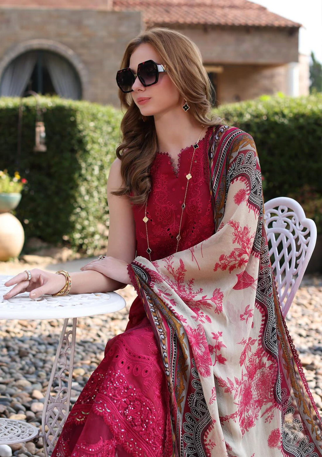 Lawn Collection - Noor By Saadia Asad - Eid Luxe Printkari - NL24#11