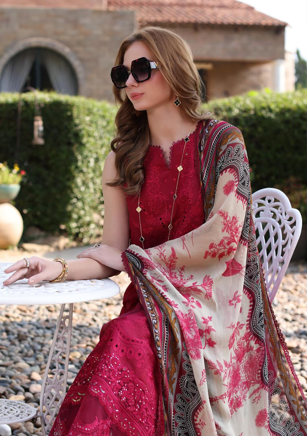 Lawn Collection - Noor By Saadia Asad - Eid Luxe Printkari - NL24#11