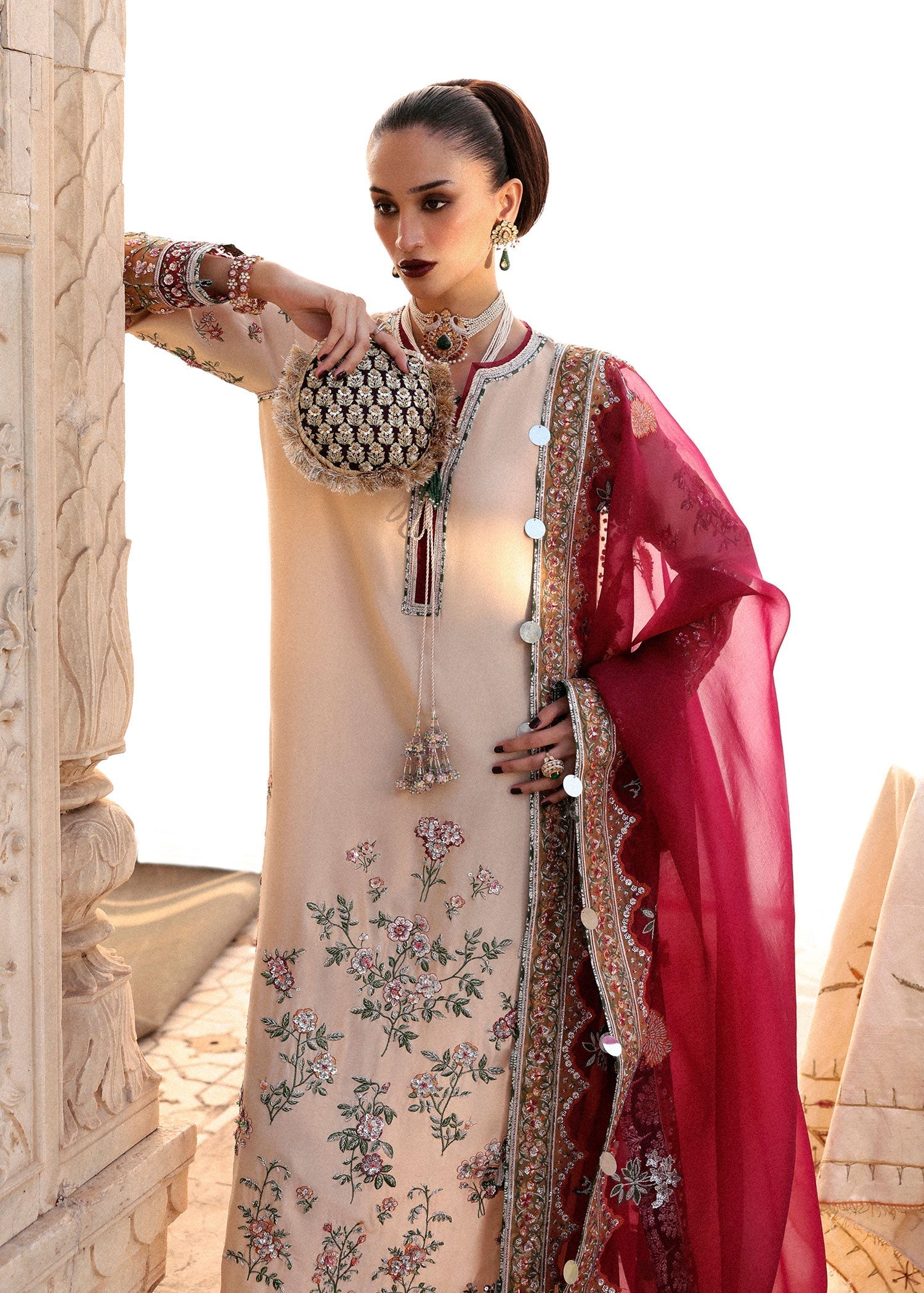 Hussain Rehar | Luxury Pret AW 25 | Florielle - Official Hussain Rehar stockist in UK - Sakeena London