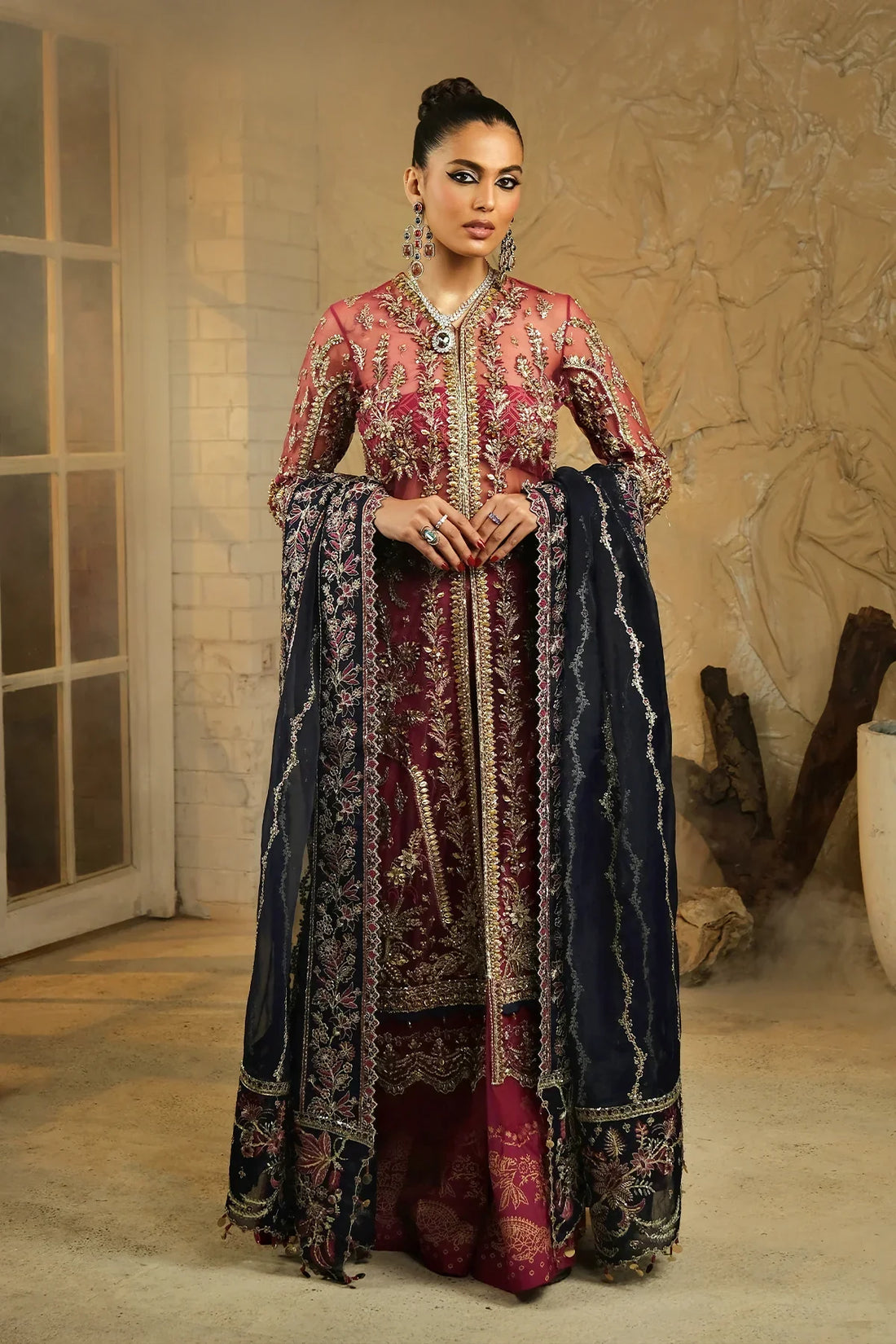 Mina Kashif | Kahani Luxury Formals 23 | Janiya - Official Mina Kashif stockist in UK - Sakeena London