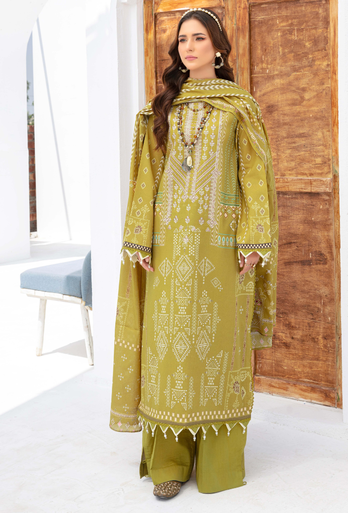 Humdum | Saira Bano Lawn 24 | D04 - Official HumDum stockist in UK - Sakeena London