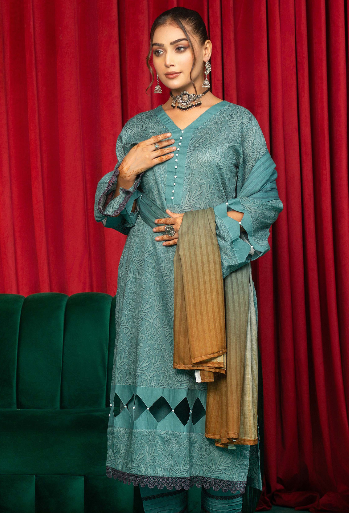 Humdum | AANGAN SS 24 | Aangan - D01 - Official Humdum stockist in UK - Sakeena London