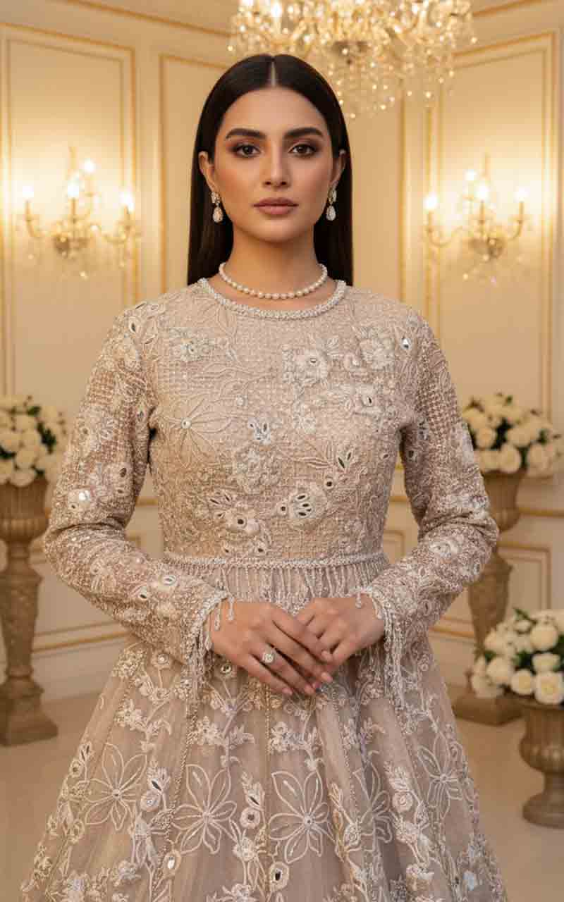 Threads and Motifs | Formal Dresses 25 | Embroidered Maxi - Official Threads and Motifs stockist in UK - Sakeena London