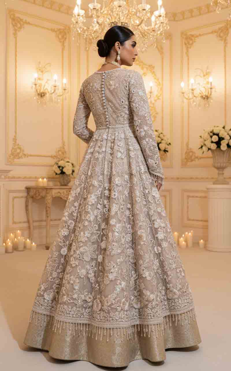 Threads and Motifs | Formal Dresses 25 | Embroidered Maxi - Official Threads and Motifs stockist in UK - Sakeena London