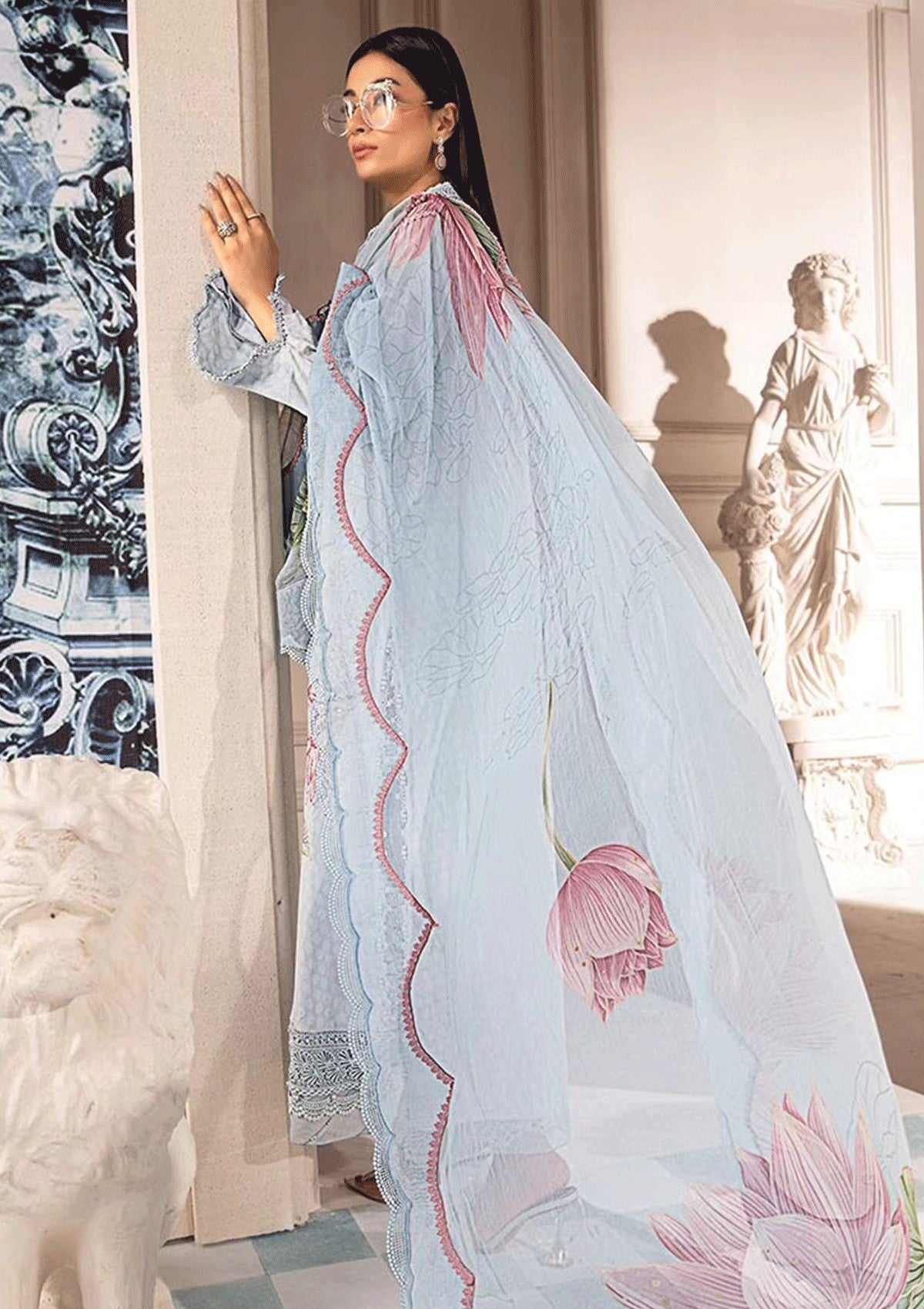 Lawn Collection - Maria B - M Prints - Eid 2 Edit - MP24#1B