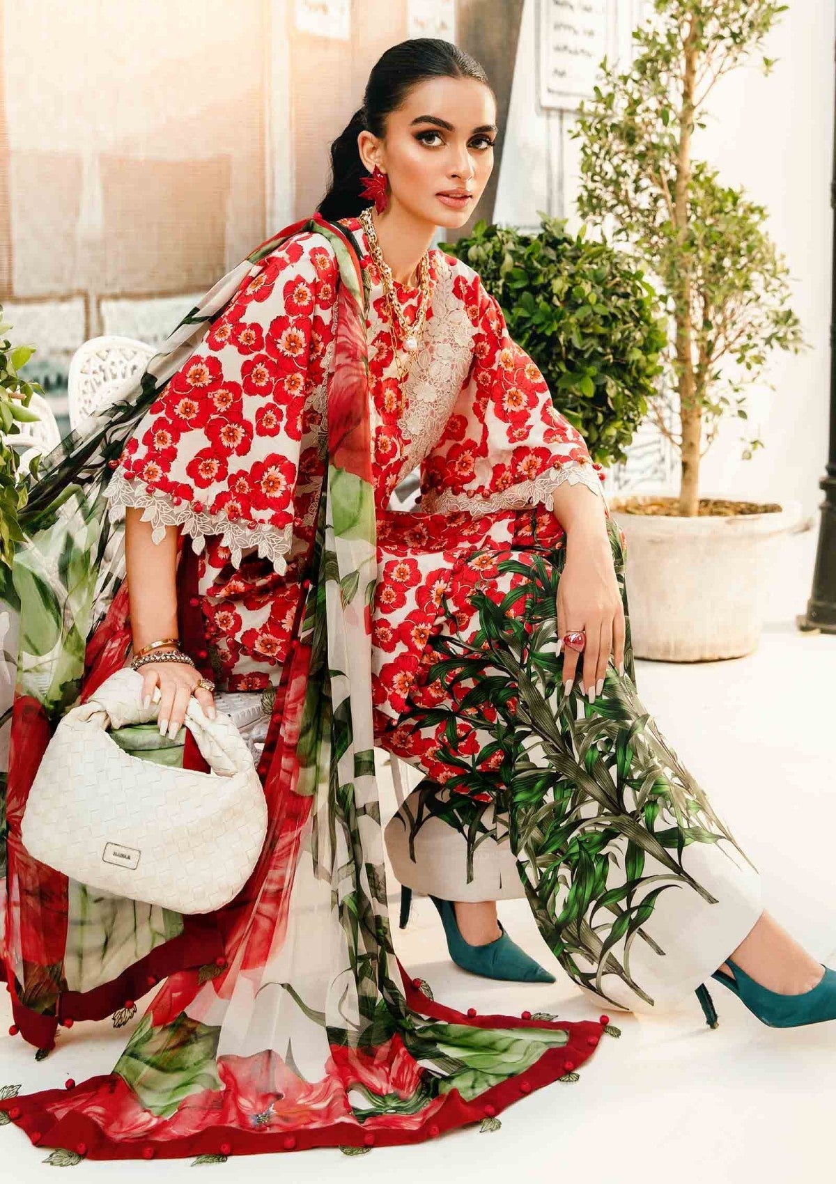 Lawn - Maria B - M Prints - Eid Edit 25 - MPEE#6B