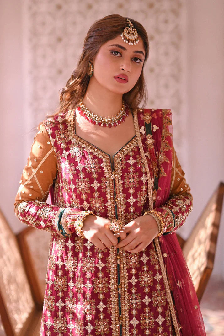 Qalamkar | Wedding Formals 2024 | SF-01 Riha - Official Qalamkar stockist in UK - Sakeena London
