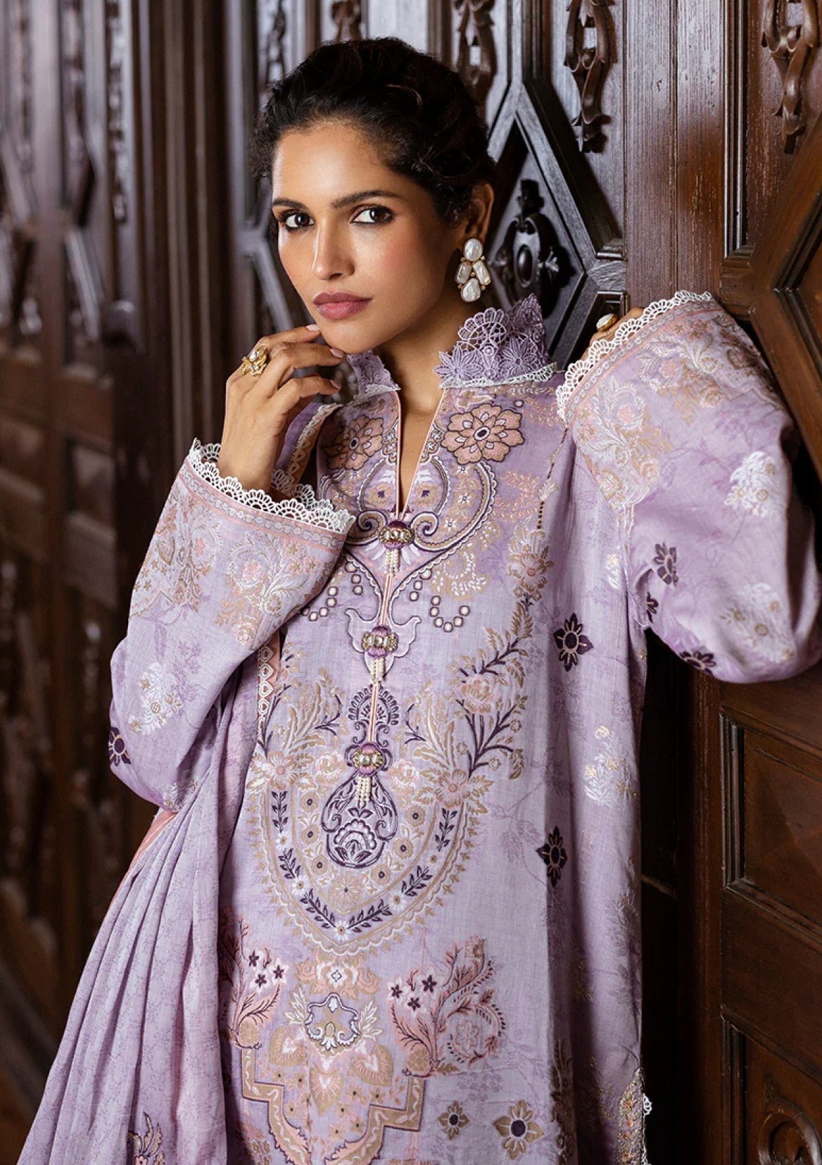 Lawn - Mushq - Seraph Jacquard - MSJ25#09 - Theidara