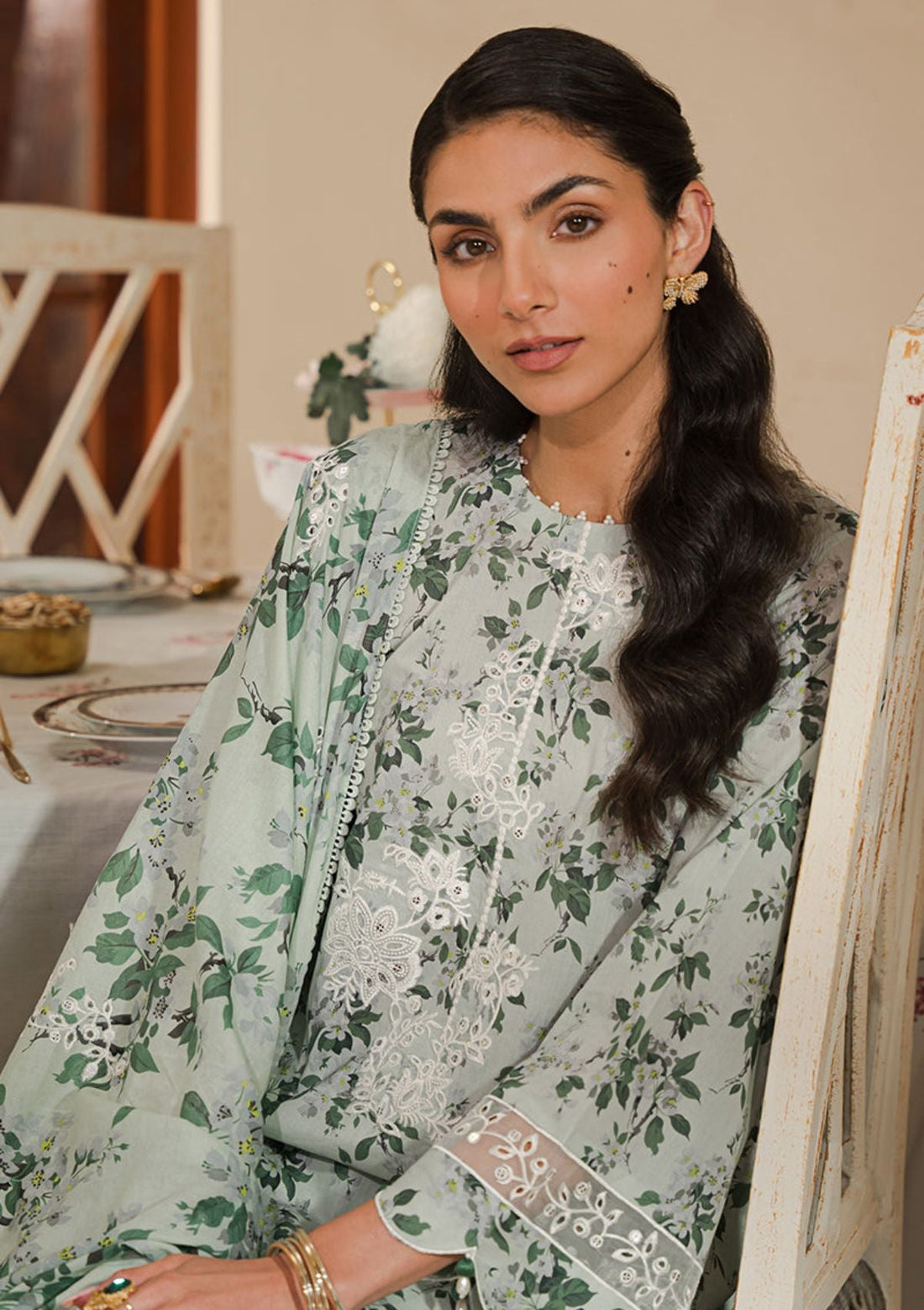 Lawn Collection - Cross Stitch - EidÃÂÃÂ LawnÃÂÃÂ - CEL24#23 - SAGE SILT