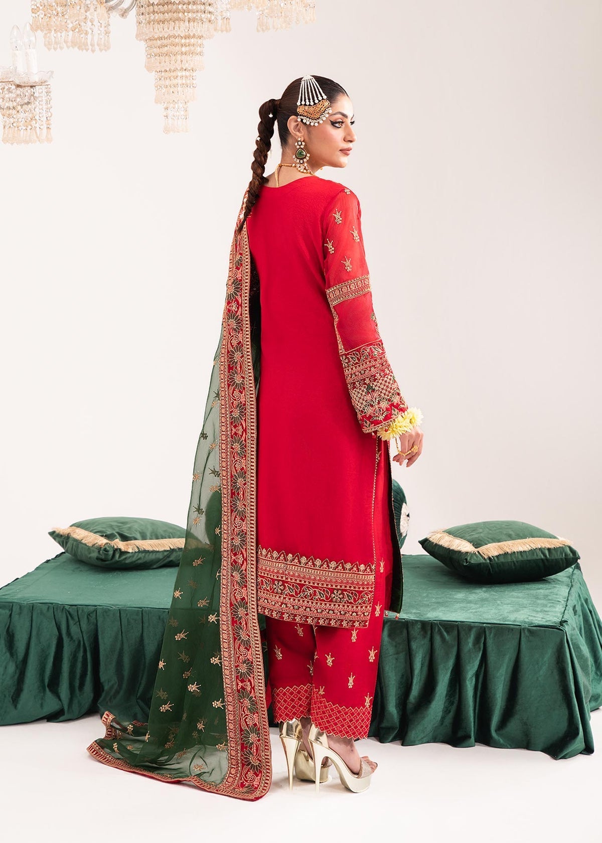 Dastoor | Sajni Luxury Eid Collection 24 | Dur-e-Shahwar - Official Dastoor stockist in UK - Sakeena London