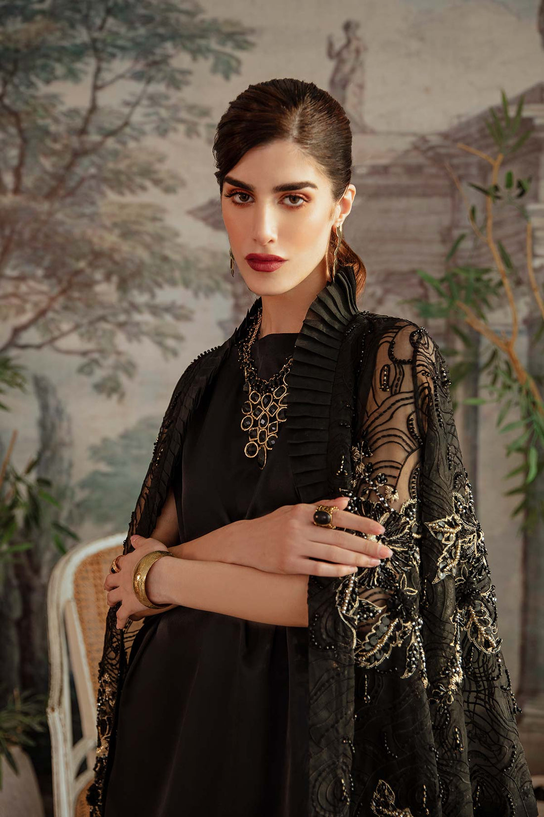 Mina Kashif | Ala Mode Luxury Formals 23 | Luna - Official Mina Kashif stockist in UK - Sakeena London