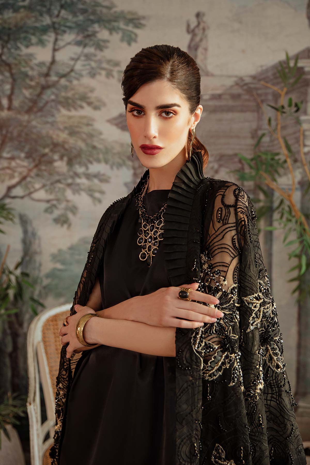 Mina Kashif | Ala Mode Luxury Formals 23 | Luna - Official Mina Kashif stockist in UK - Sakeena London