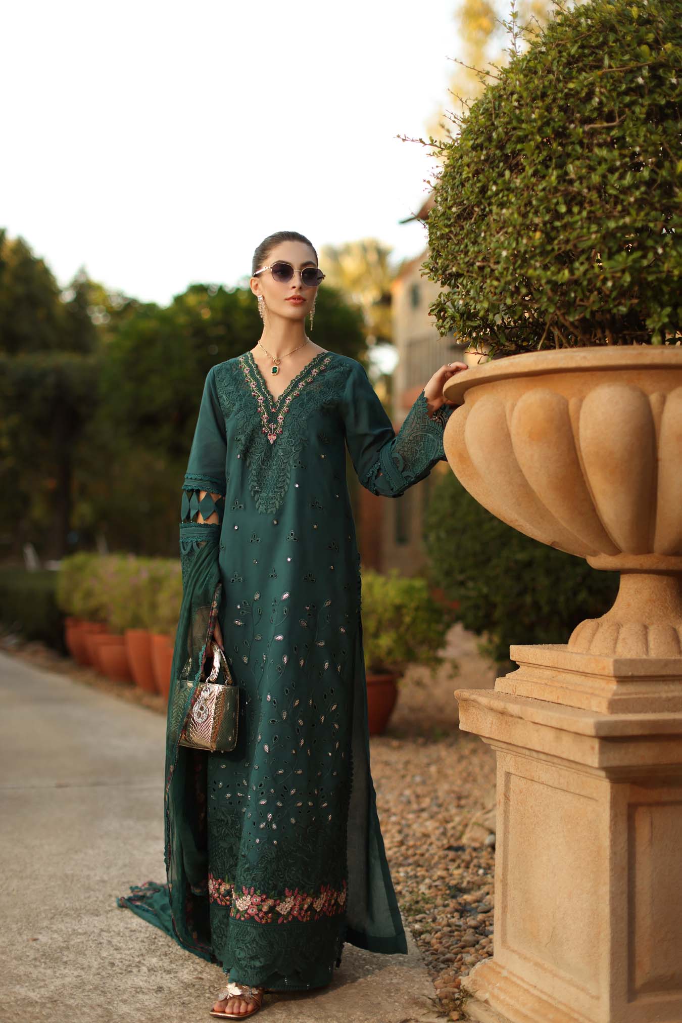 Saadia Asad | Luxury Eid Schiffli Laserkari 26 |D6 - B - Zelina