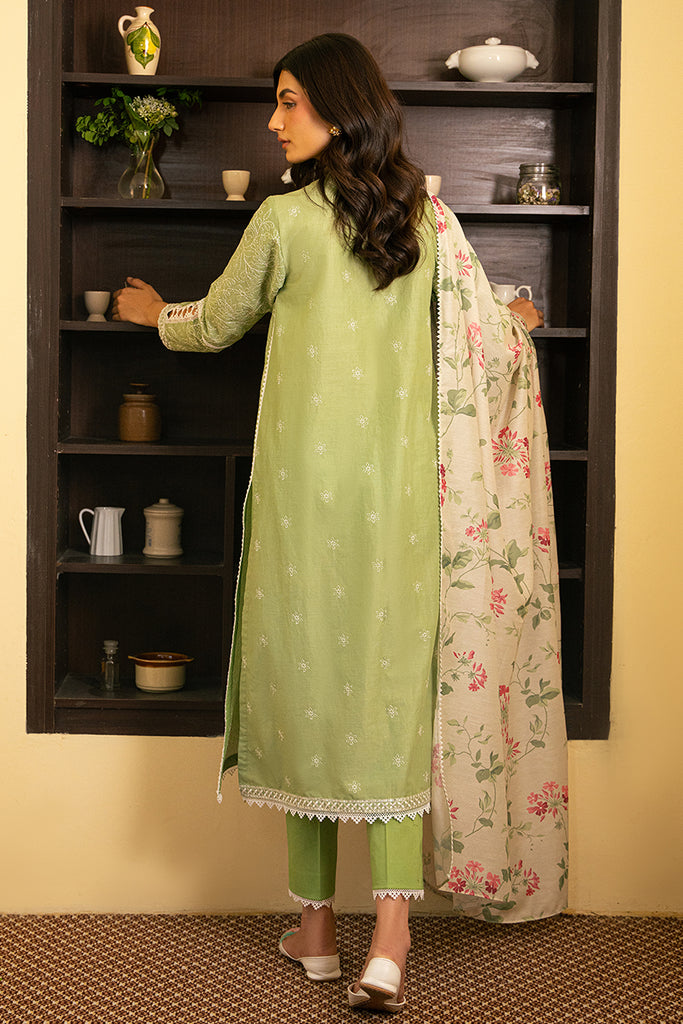Cross Stitch | Mahiri Embroidered Lawn 24 | VERDANT GREEN - Official Cross Stitch stockist in UK - Sakeena London