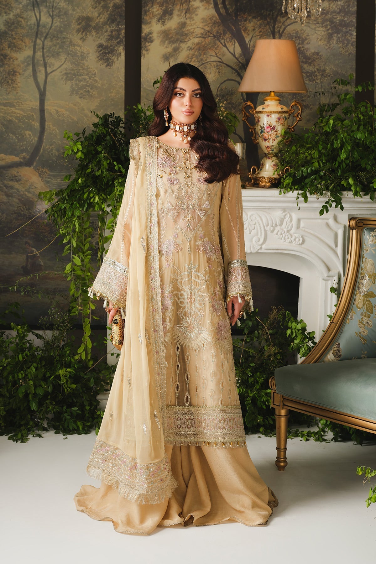 Paras by Pasha | Ayla Luxury Formals | PR104 Amber - Official Paras by Pasha stockist in UK - Sakeena London