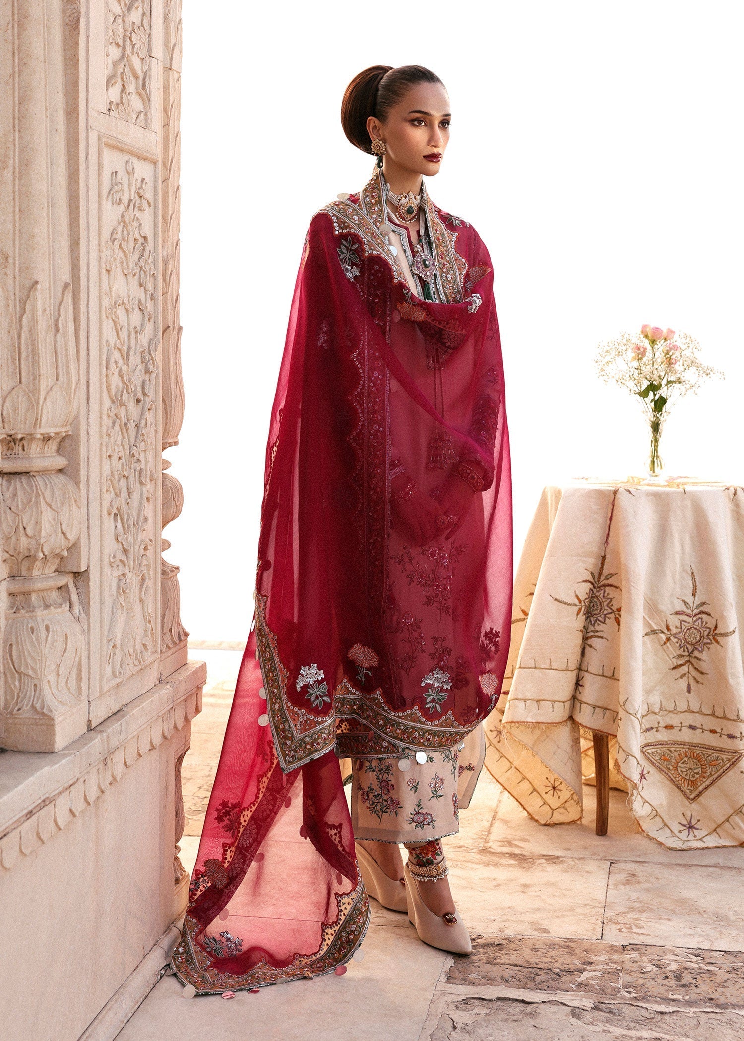 Hussain Rehar | Luxury Pret AW 25 | Florielle - Official Hussain Rehar stockist in UK - Sakeena London