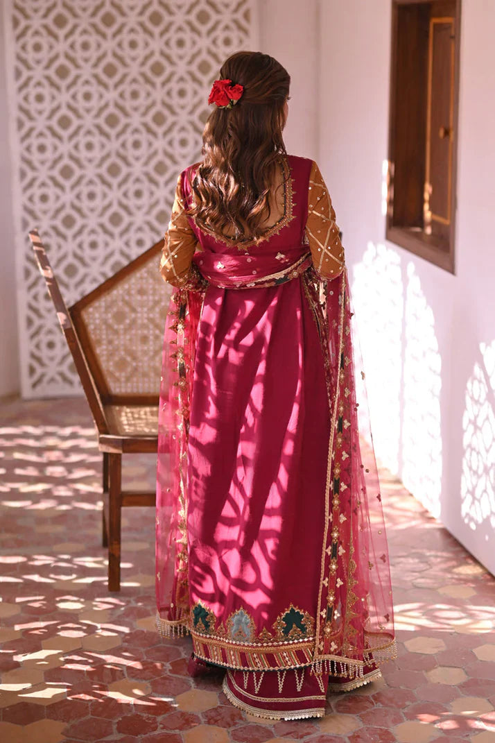 Qalamkar | Wedding Formals 2024 | SF-01 Riha - Official Qalamkar stockist in UK - Sakeena London