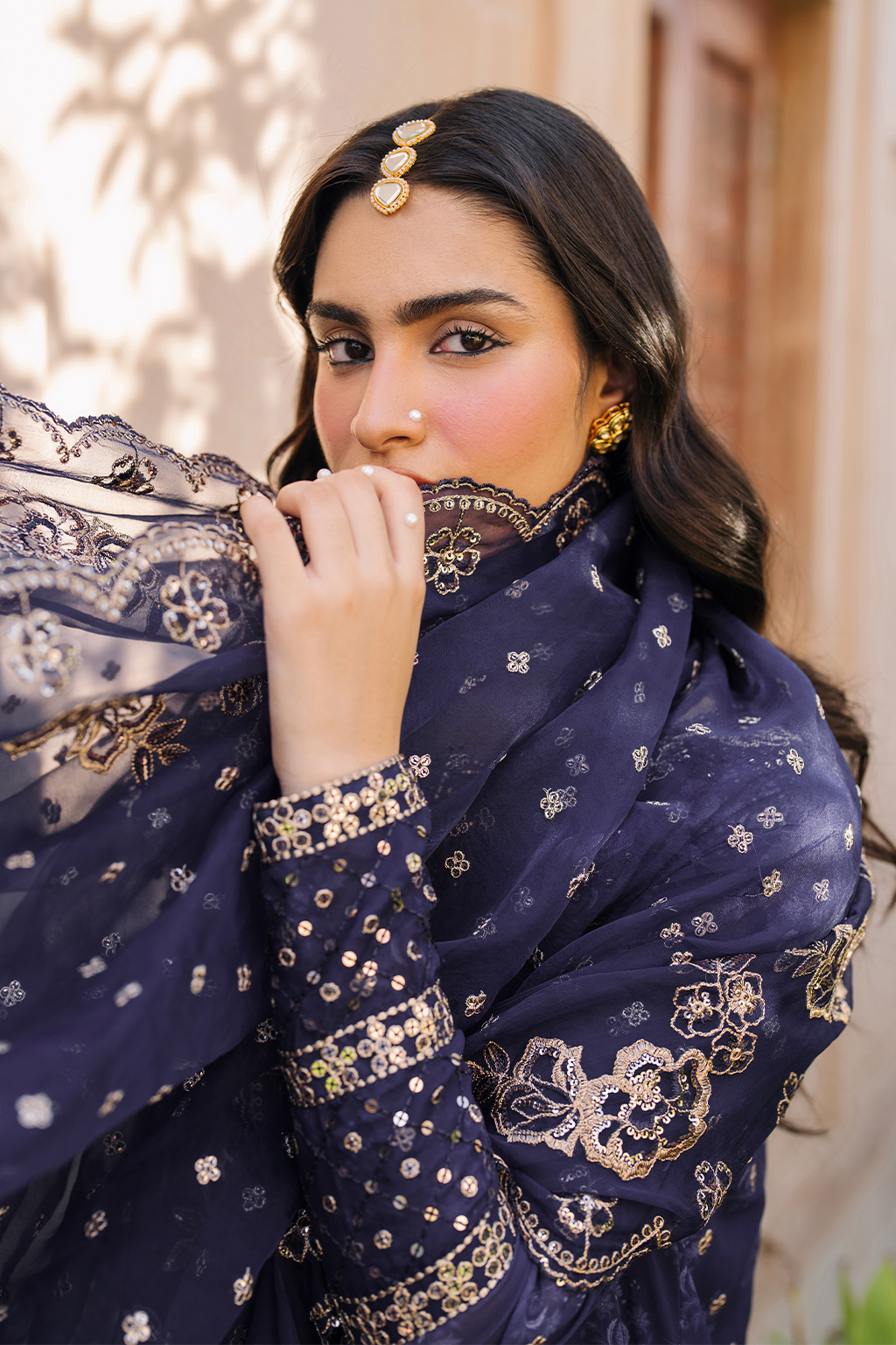 Iznik | Bandhani Formals | UE-325 - Official Iznik stockist in UK - Sakeena London