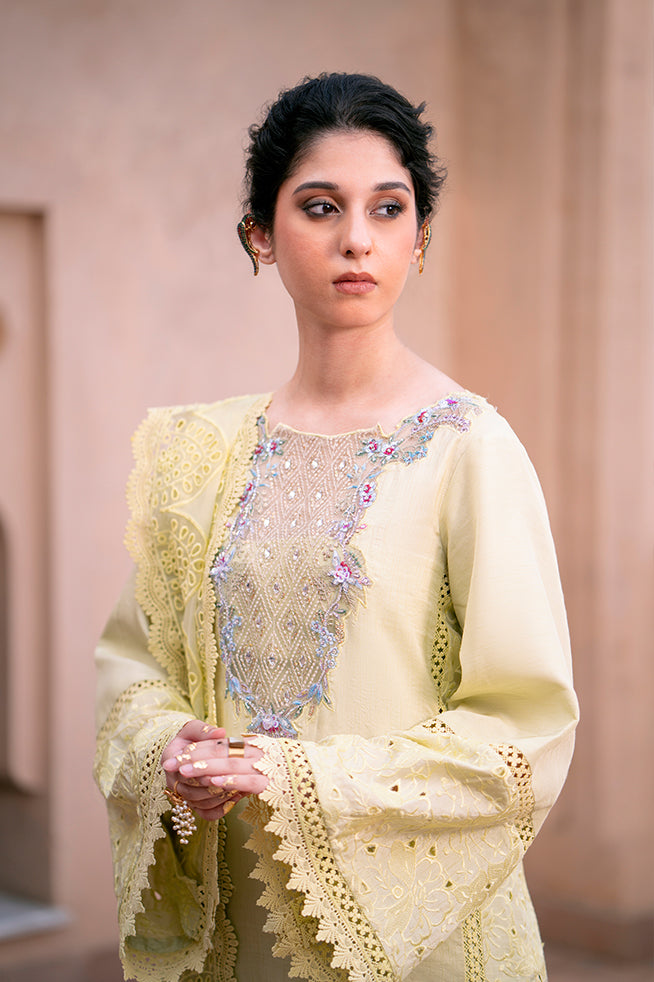 Fozia Khalid | Kahani Silk Luxury Dresses | Suraiya - Official Fozia Khalid stockist in UK - Sakeena London