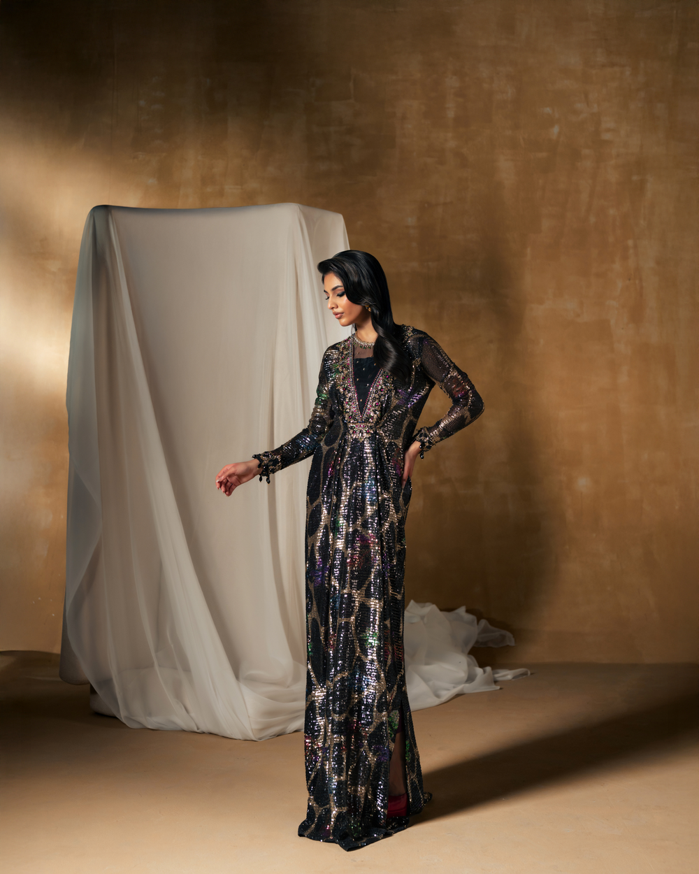 Vasal | Zyra Luxe Pret 26 | Midnight dazzle - Official Vasal stockist in UK - Sakeena London