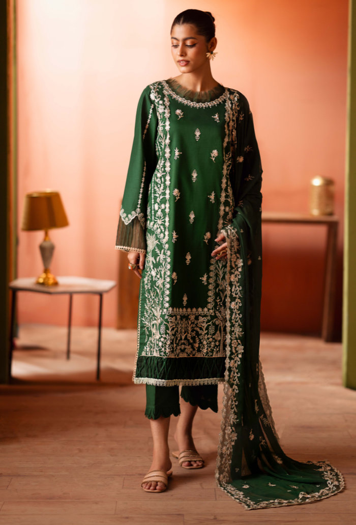 Humdum | Lala Rukh Lawn | Lalarukh - D10 - Official Humdum stockist in UK - Sakeena London