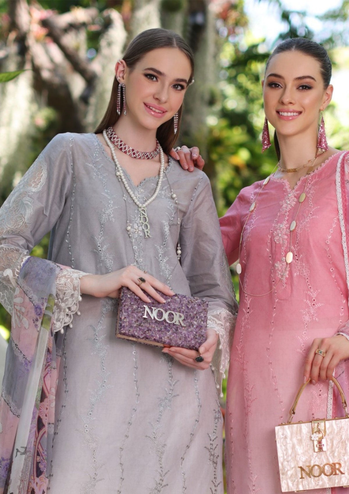Lawn Collection - Noor - Saadia Asad - Luxe Chikankari - NSC24#1-B
