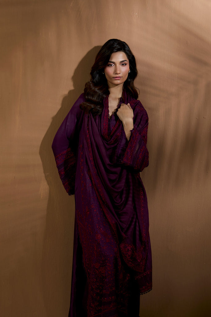 Sobia Nazir | Winter Shawl 25 | Design 2B - Official Sobia Nazir stockist in UK - Sakeena London