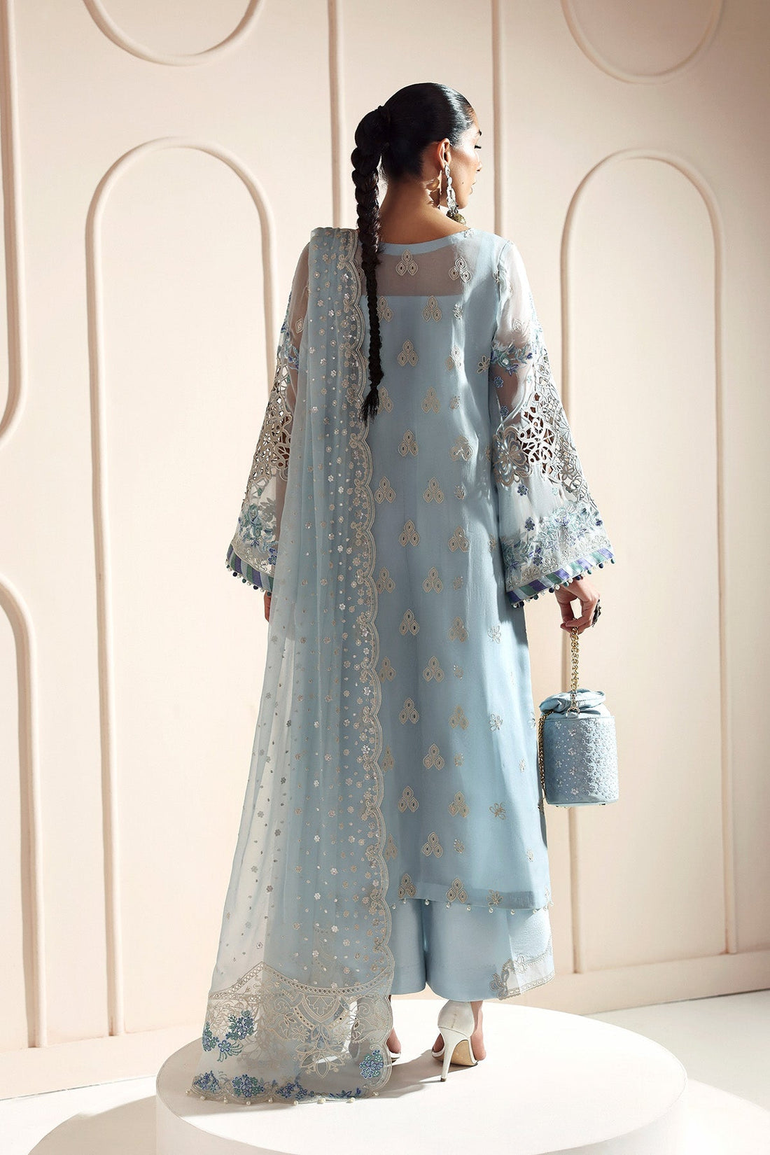 Alizeh | Aymal Luxury Bamber Chiffon | DHANAK - Official Alizeh stockist in UK - Sakeena London