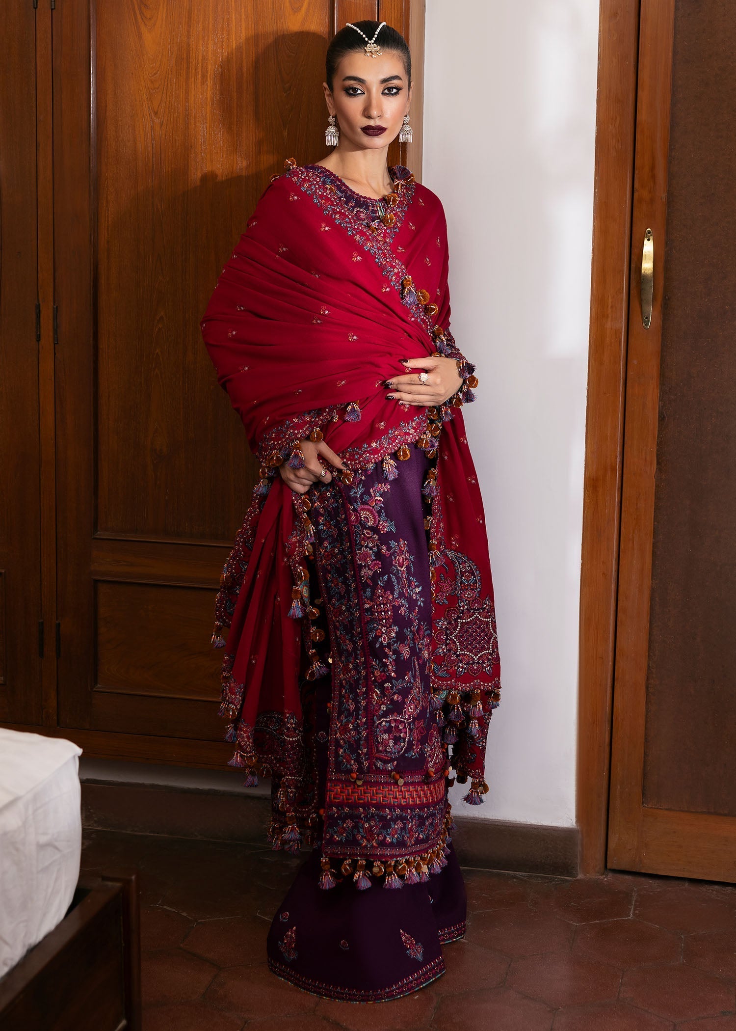 Hussain Rehar | Karandi Winter 24 | Liliana - Official Hussain Rehar stockist in UK - Sakeena London