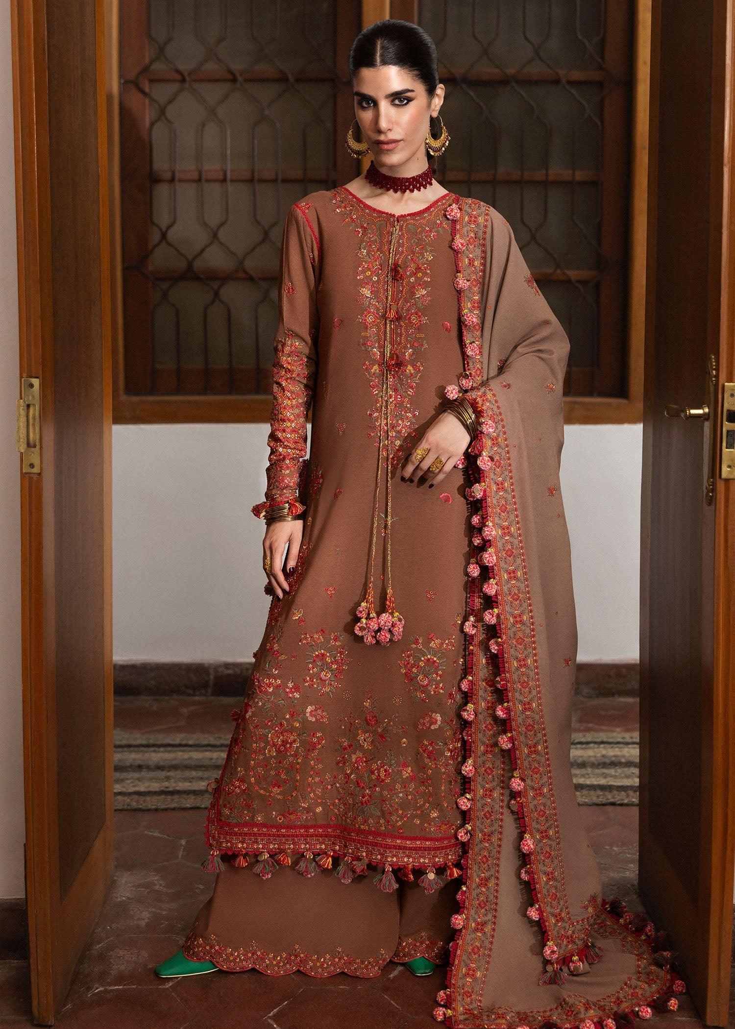 Hussain Rehar | Karandi Winter 24 | Shay - Official Hussain Rehar stockist in UK - Sakeena London