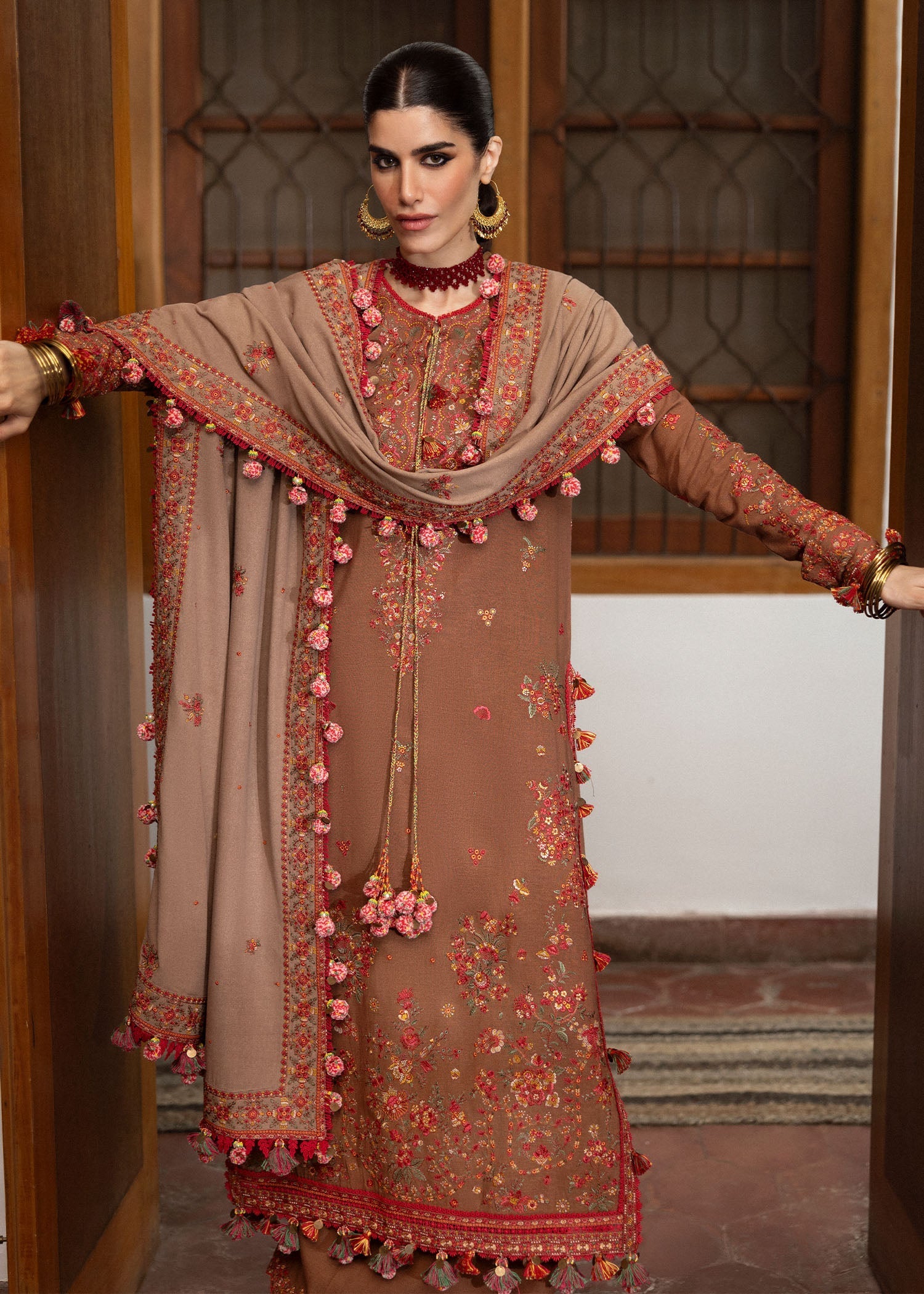 Hussain Rehar | Karandi Winter 24 | Shay - Official Hussain Rehar stockist in UK - Sakeena London